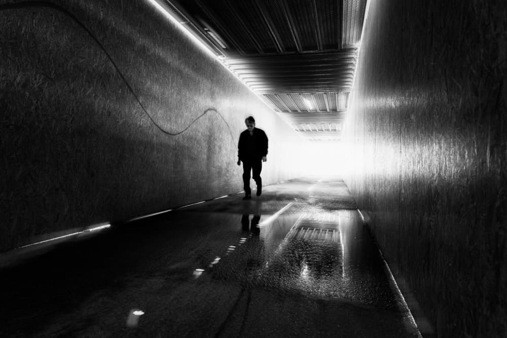 Light at Tunnel's End by Jurij Bizjak — canvas wall art