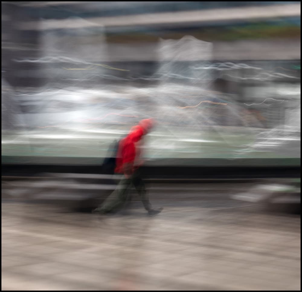 Dynamic Urban Walk by Karim Al Thahaby — canvas wall art