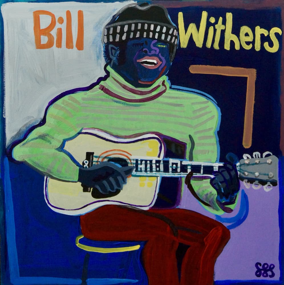 Vibrant Guitar Player by Steve Spencer — canvas wall art