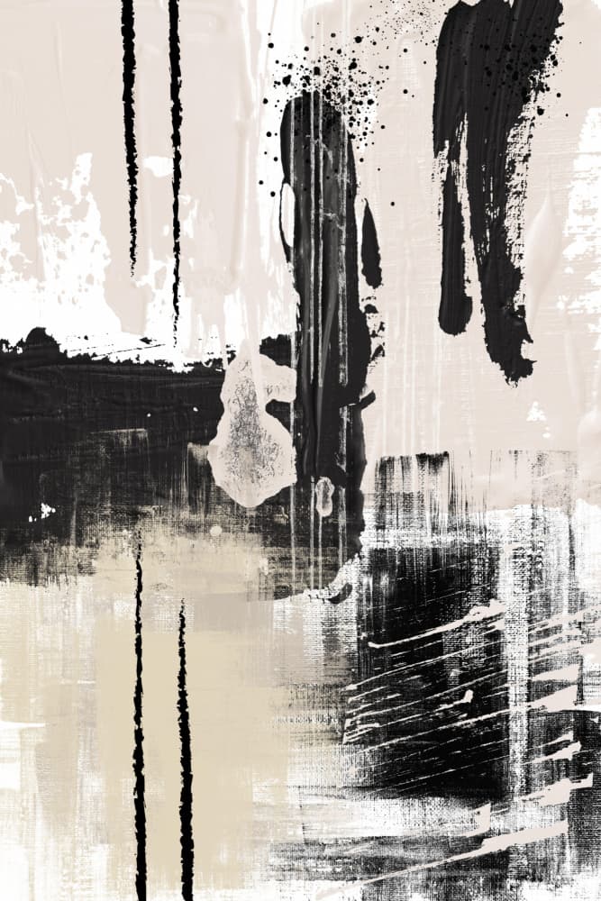Textured Neutral Abstraction by Sally Ann Moss — canvas wall art
