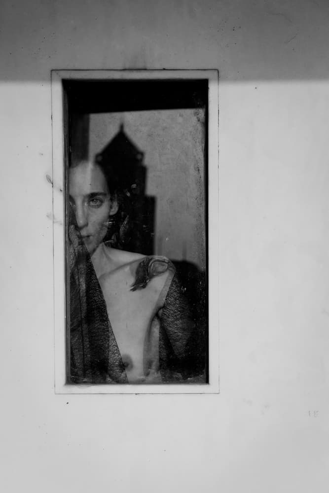 Mysterious Window Reflection by Thanakorn Chai Telan — canvas wall art