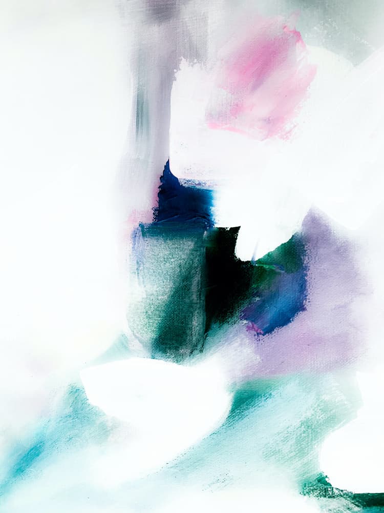 Soft Abstract Colors by Ejaaz Haniff — canvas wall art