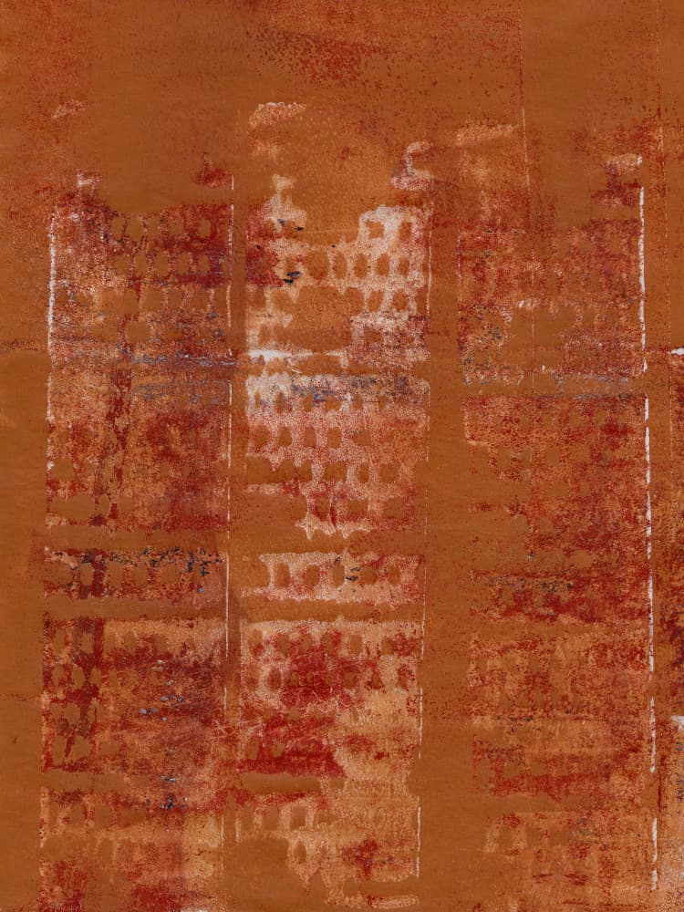 Earthy Rust Abstract by Dina Dankers — canvas wall art