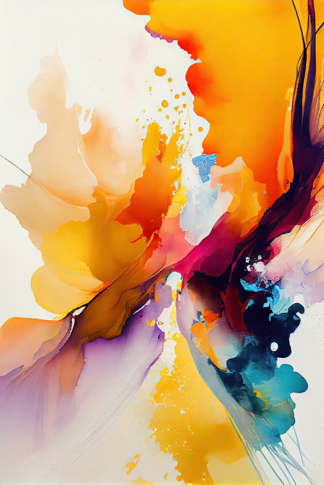Dynamic Color Fusion by Mauro — canvas wall art