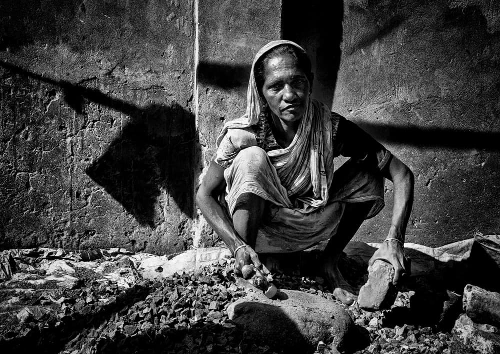 Resilient Indian Woman by Joxe Inazio Kuesta Garmendia — canvas wall art