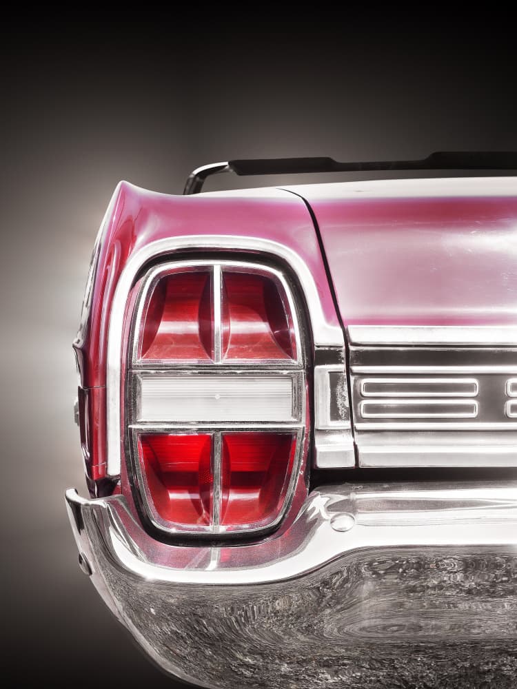 Classic Red Taillight by Beate Gube — canvas wall art