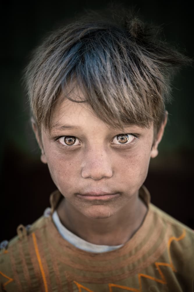Young Boy's Gaze by Trevor Cole — canvas wall art