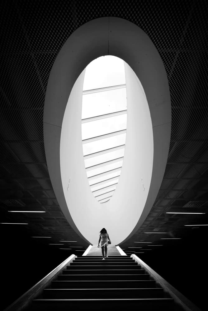 Stairs To Light by Jorge Pimenta — canvas wall art