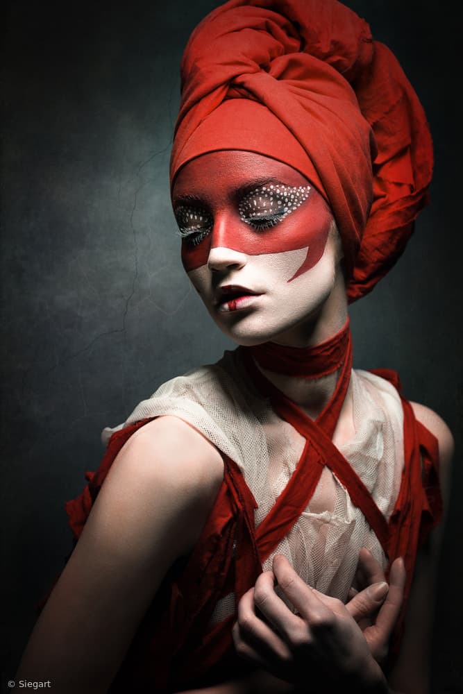 Avant-garde Red Beauty by Siegart — canvas wall art