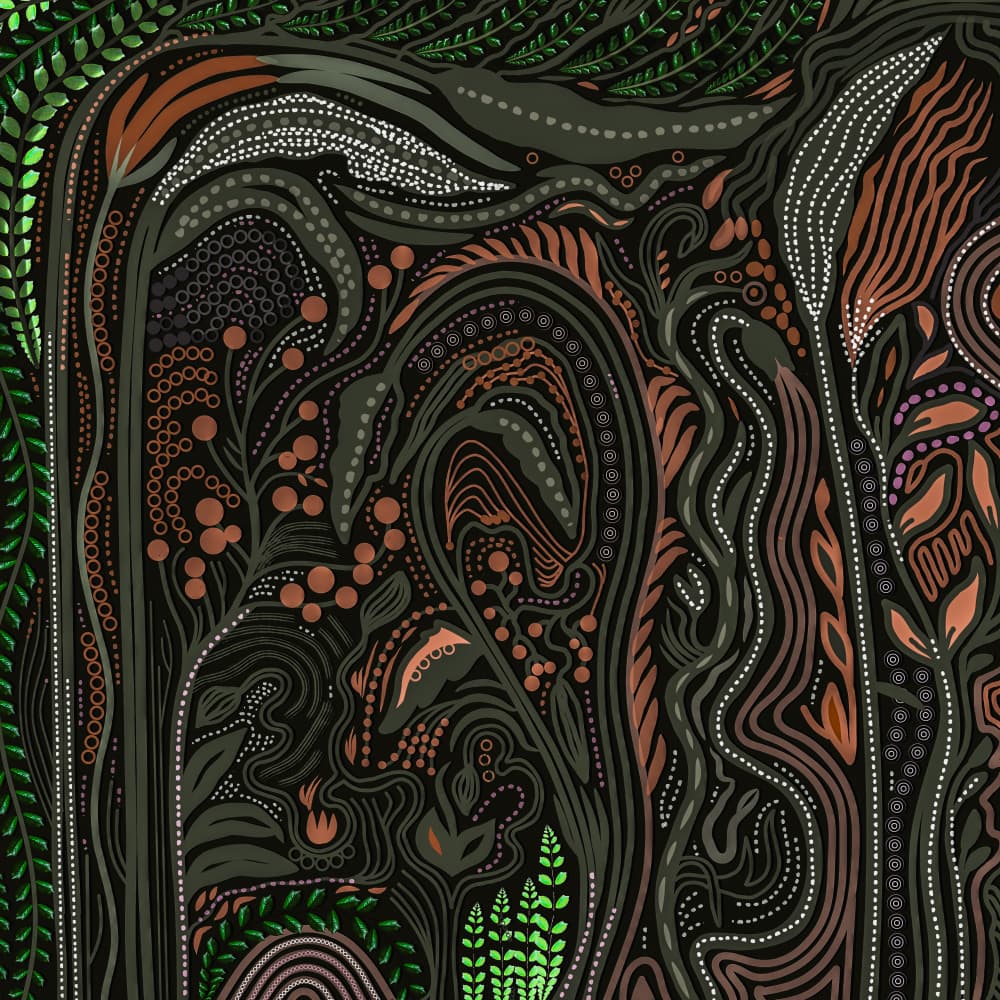 Dark Botanical Patterns by Josie George — canvas wall art