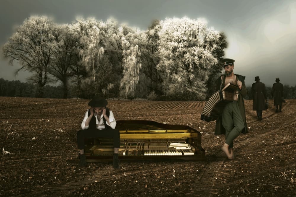 Melancholy Field Musicians by Christine von Diepenbroek — canvas wall art