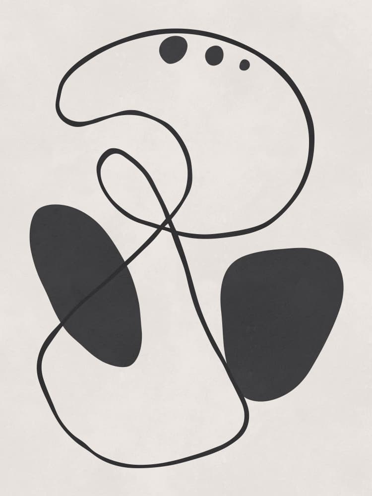 Fluid Abstract Forms by Vitor Costa — canvas wall art