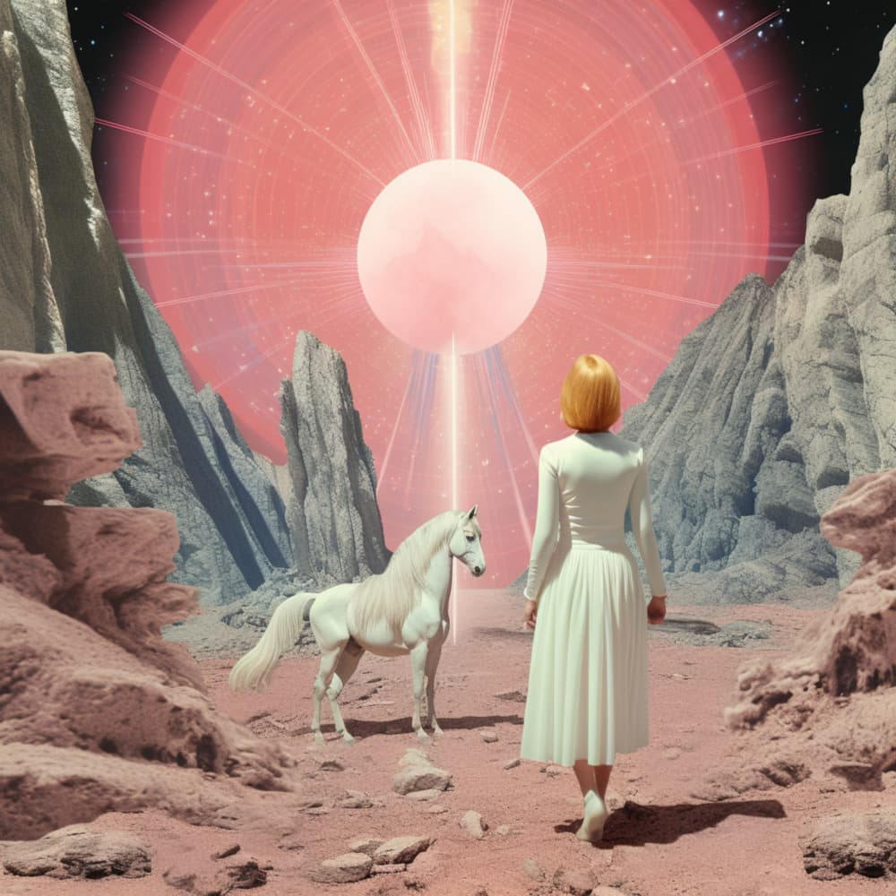 Woman on Red Planet by Samantha Hearn — canvas wall art