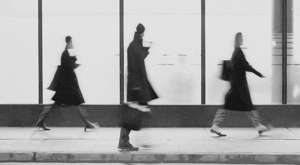 Blurred City Movement by Jian Wang — canvas wall art