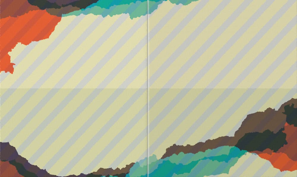 Vibrant Abstract Stripes by Rafa Mateo — canvas wall art