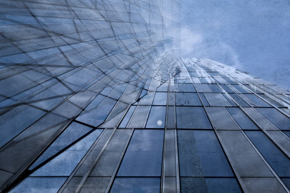 Modern Glass Architecture by Greetje van Son — canvas wall art