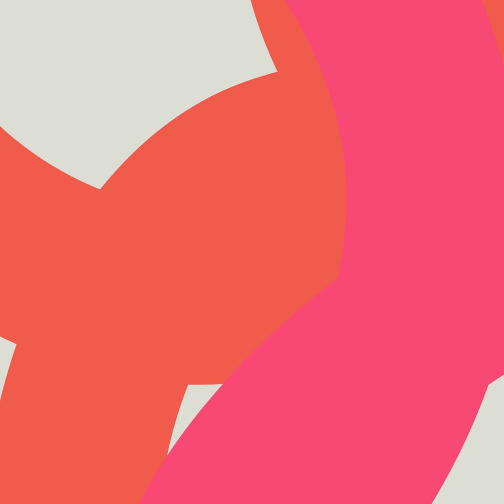 Vibrant Abstract Curves by Dina Dankers — canvas wall art