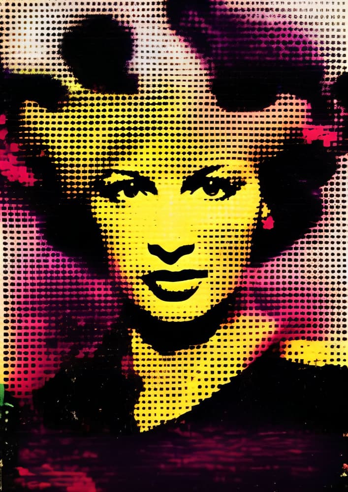 Pop Art Woman Portrait by Cicero Spin — canvas wall art