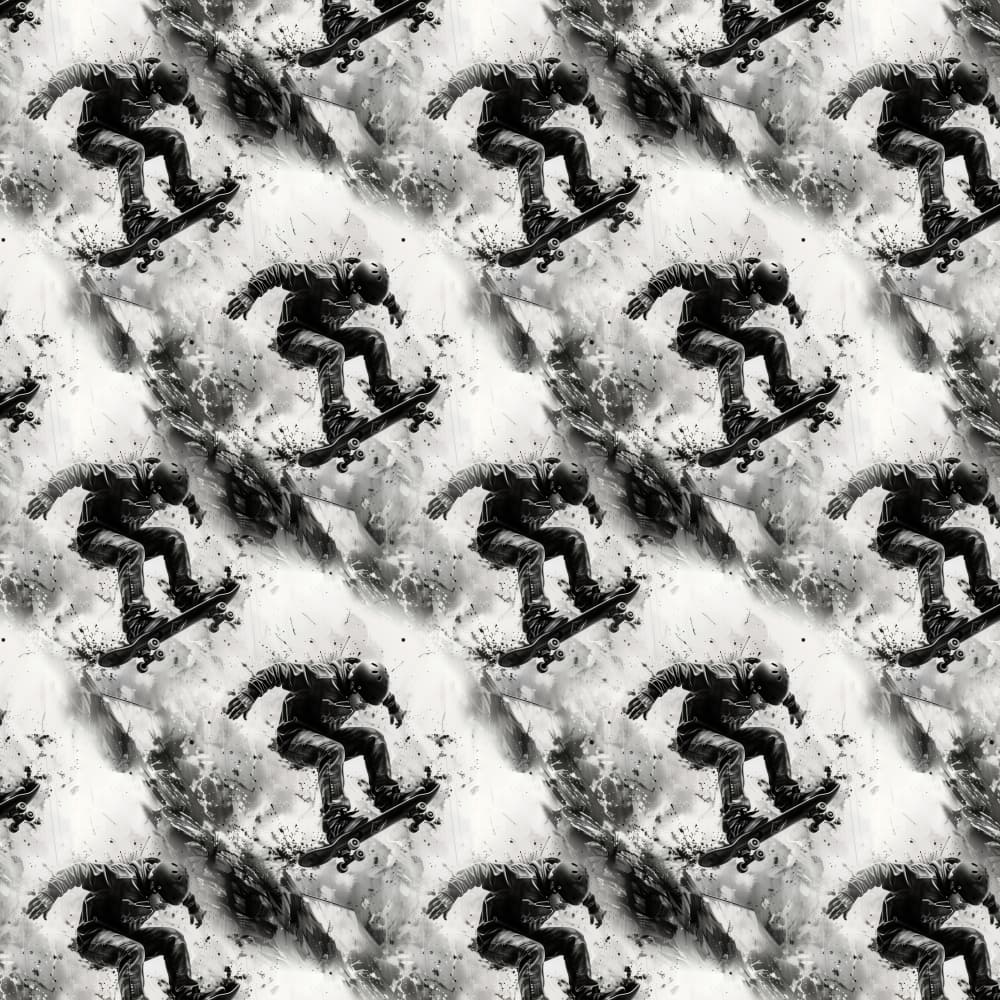 Dynamic Skateboard Jump by Justyna Jaszke — canvas wall art