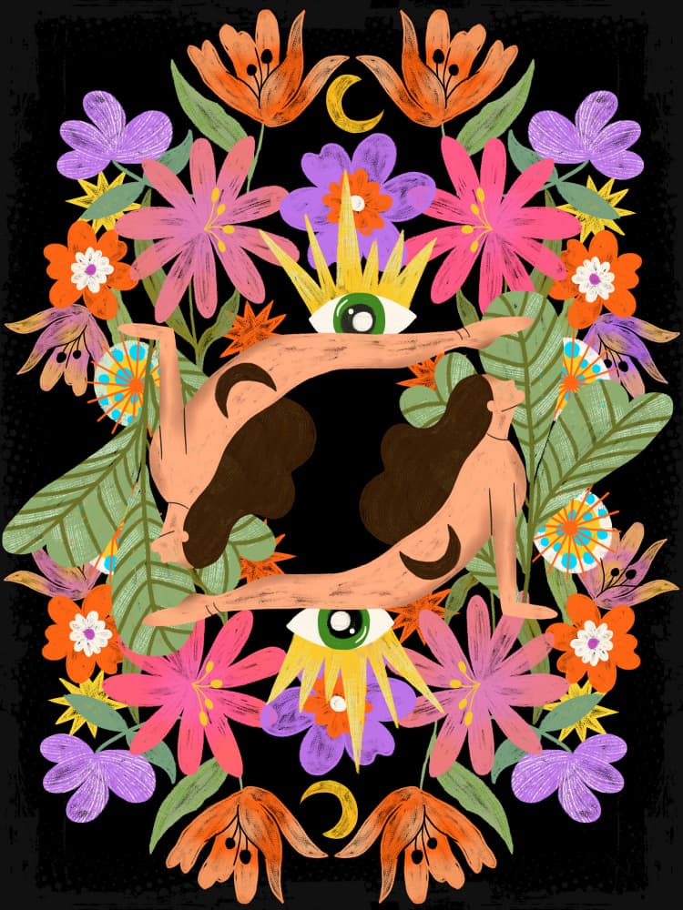 Sacred Feminine Bloom by Regina Porto — canvas wall art