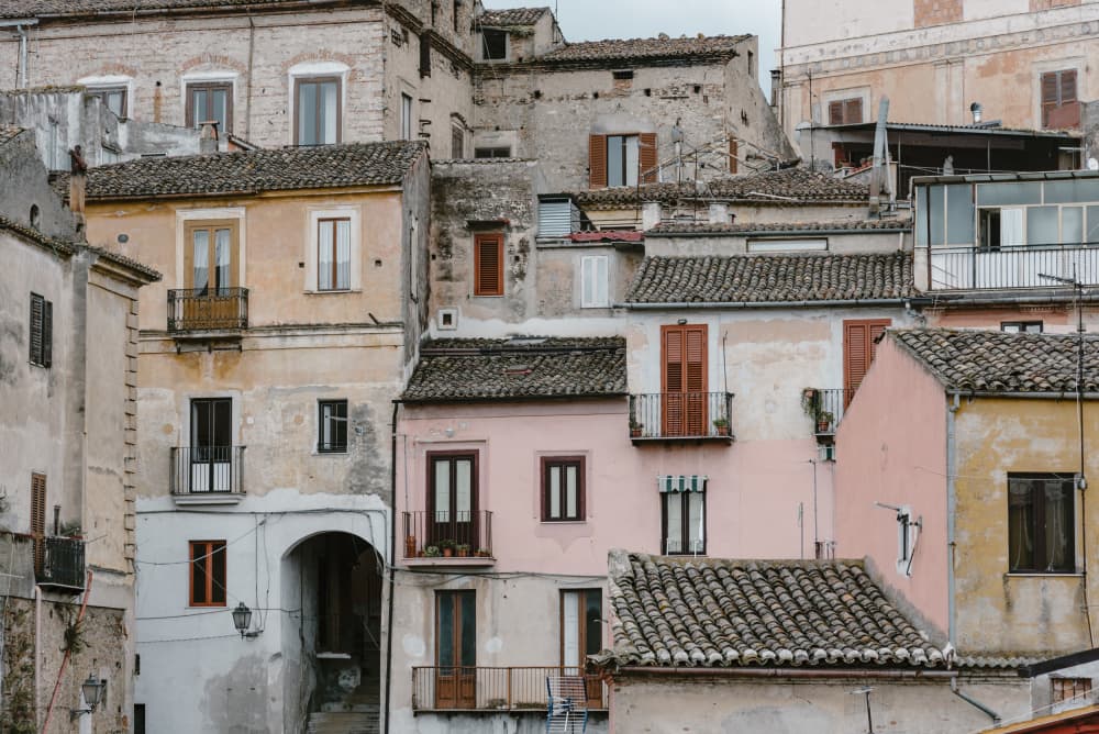 Charming Mediterranean Village by Photolovers — canvas wall art