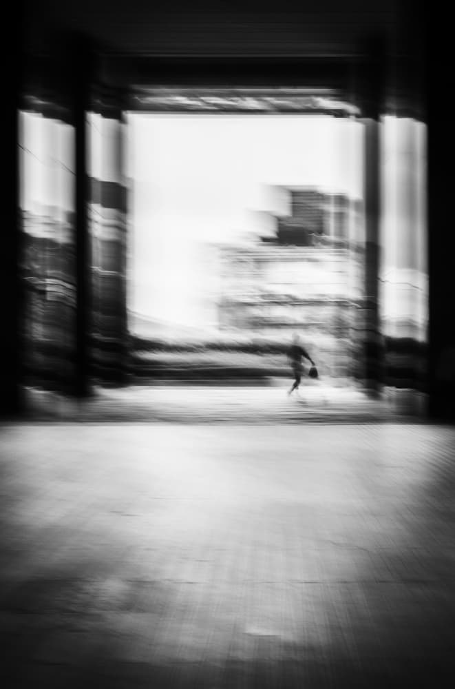 Dynamic Urban Figure by Swen MUN — canvas wall art