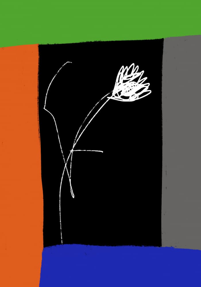 Color Block Bloom by Cesare Bellassai Art — canvas wall art