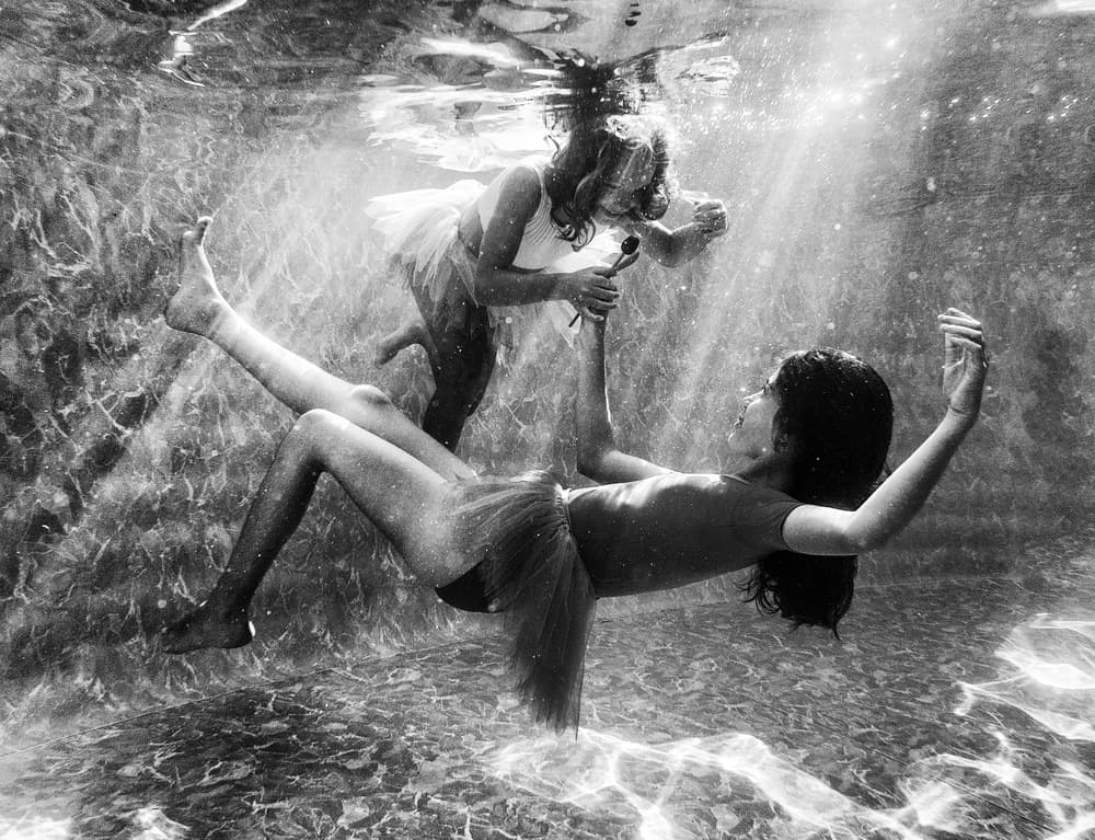 Underwater Ballet Dream by Gina Buliga — canvas wall art