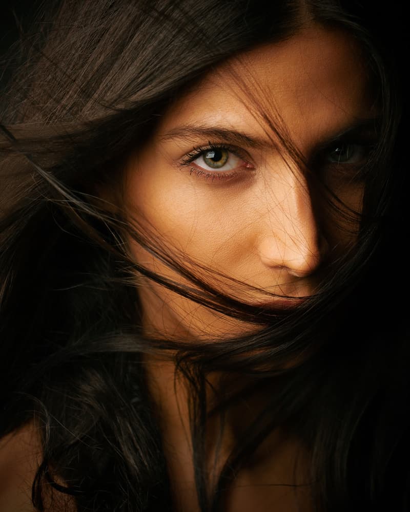 Mysterious Gaze by Mehdi Mokhtari — canvas wall art