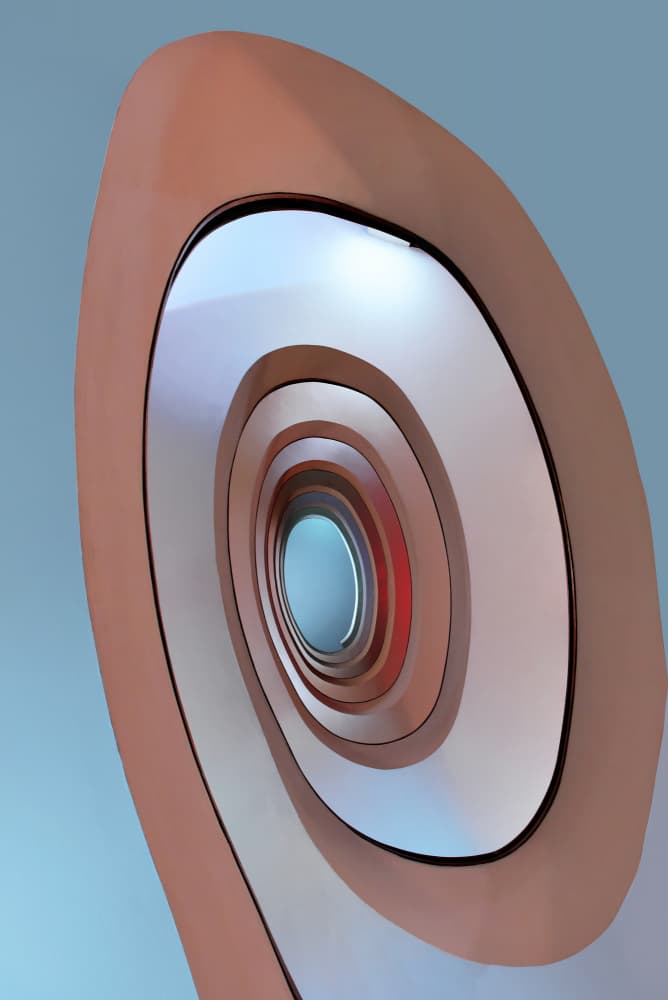 Elegant Spiral Form by Jorge Pimenta — canvas wall art