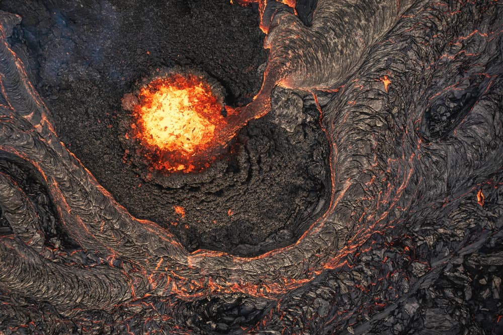 Molten Lava Flow by Jean Claude Castor — canvas wall art