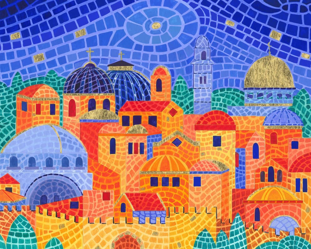 Jerusalem Mosaic by Isabelle Brent — canvas wall art