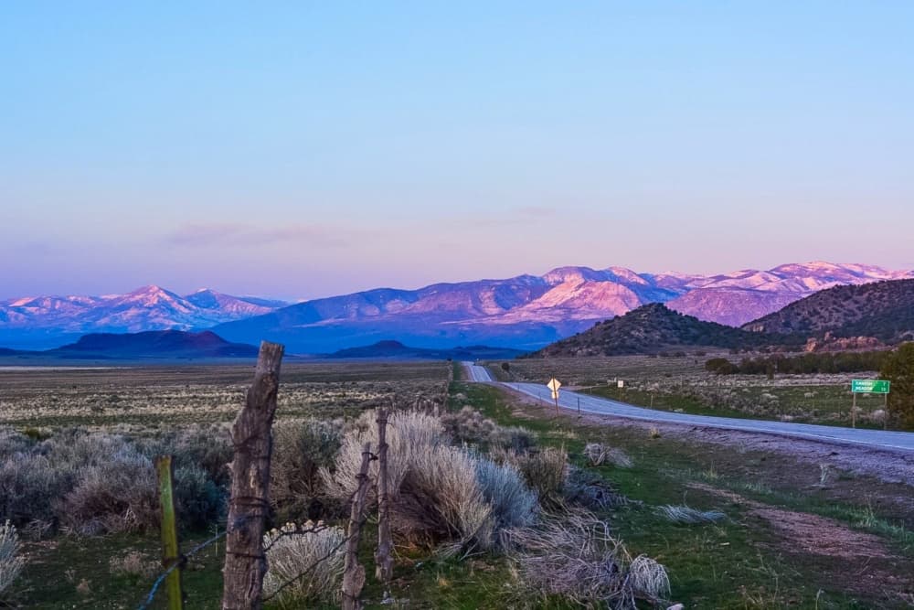 Desert Mountain Twilight by Del Mundo Imagery — canvas wall art