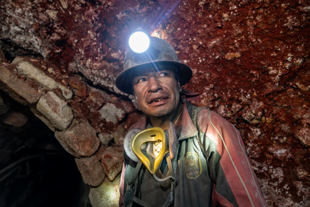 Intense Miner Underground by Corinne Spector — canvas wall art