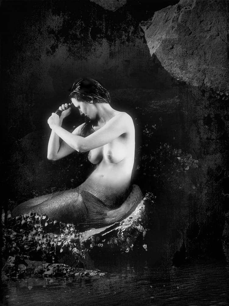 Siren in the Grotto by Jeffrey Hummel — canvas wall art