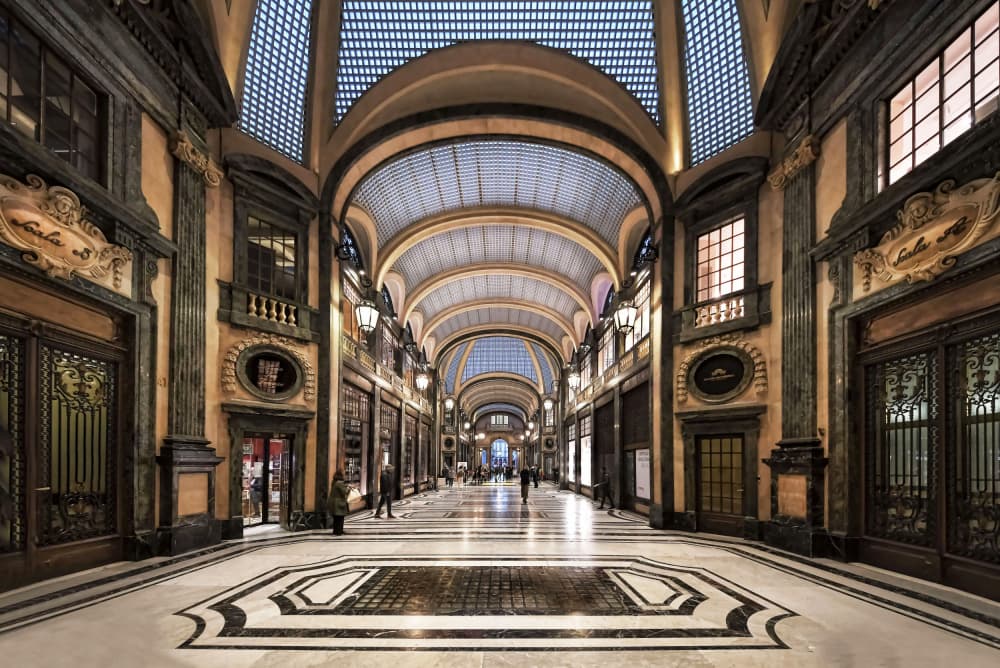 Grand Shopping Arcade by Renate Reichert — canvas wall art