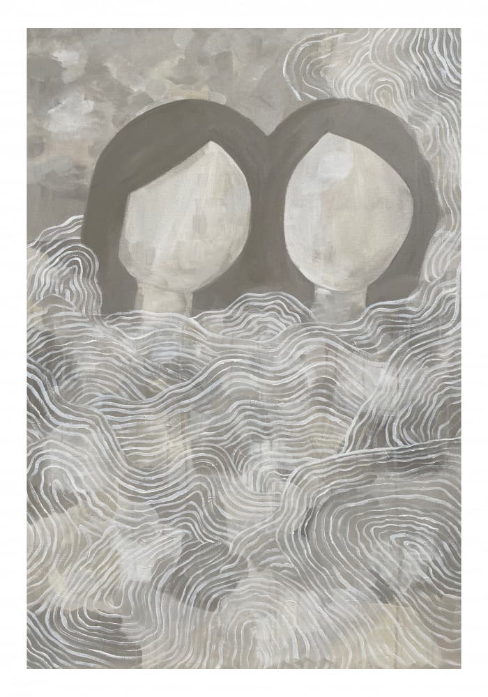 Twinning by Emma Sandgren — canvas wall art