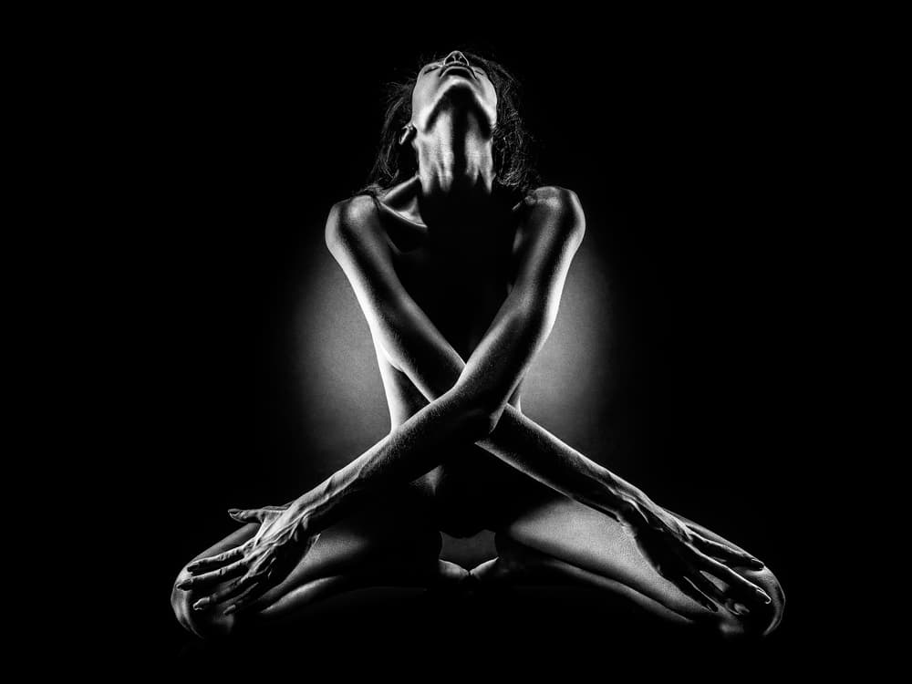 Ascending Female Form by Jackson Carvalho — canvas wall art