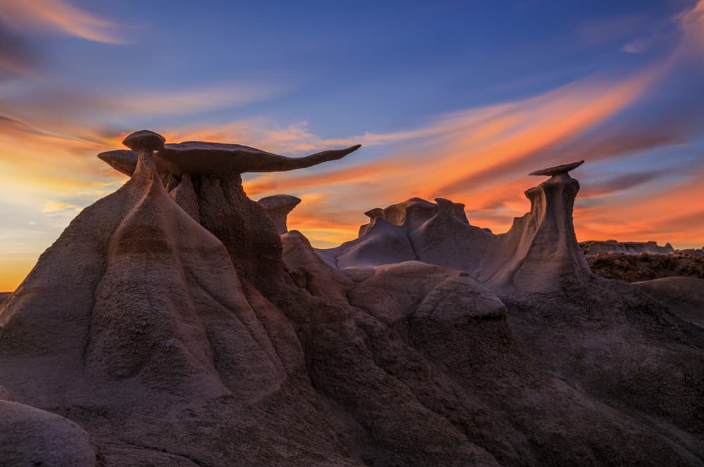 Dramatic Badlands Sunset by Jenny Qiu — canvas wall art