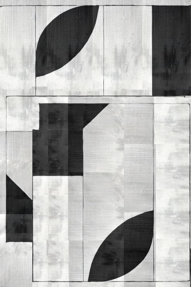 Modern Geometric Monochrome by cartissi — canvas wall art