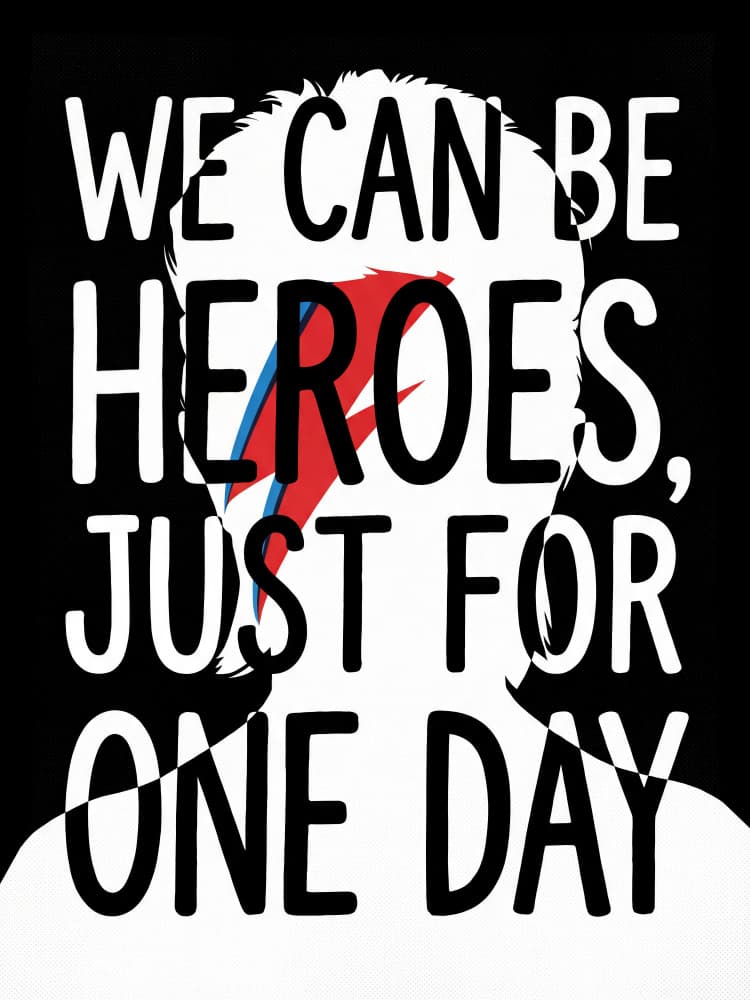 Lightning Bolt Profile Quote by Andreas Magnusson — canvas wall art