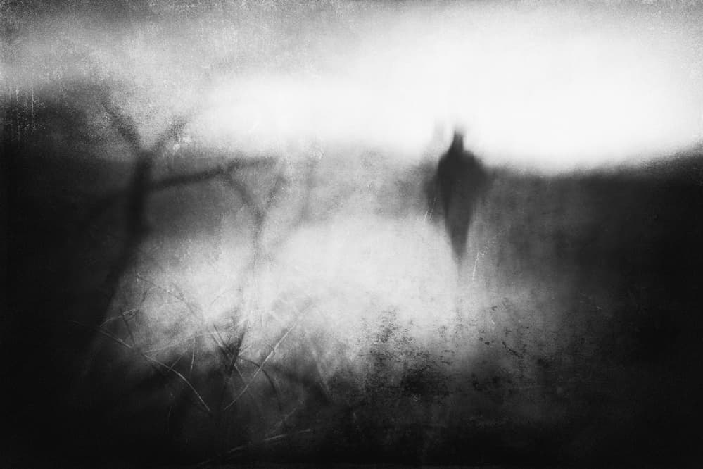 Mysterious Dark Figure by Gustav Davidsson — canvas wall art