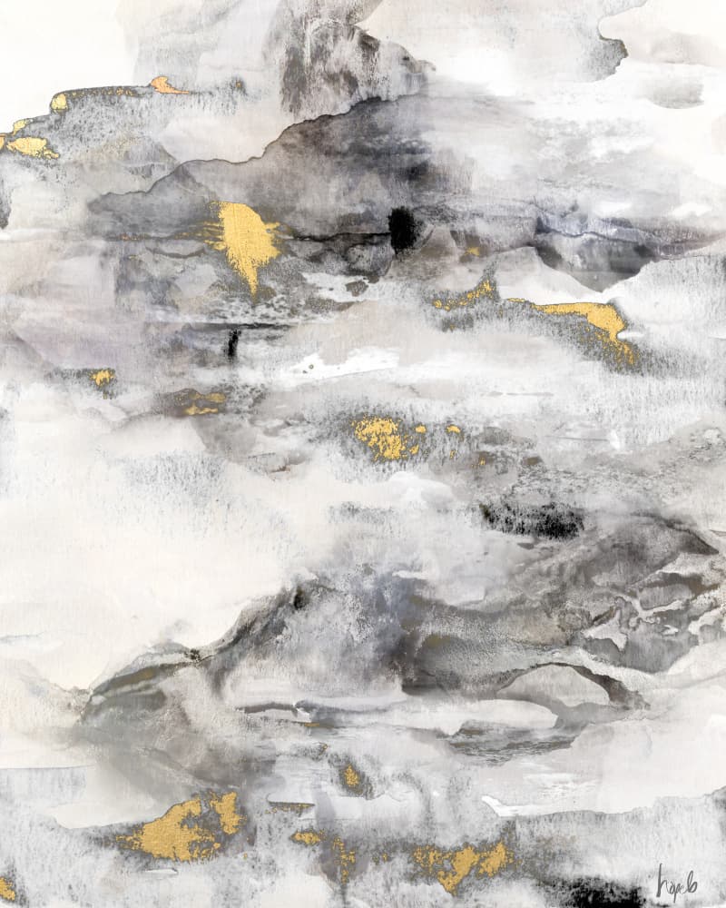 Abstract Gold Flow by Gemma Bardot — canvas wall art