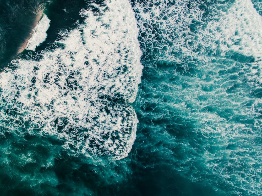 Deep Blue Ocean Waves by Javier Pardina — canvas wall art