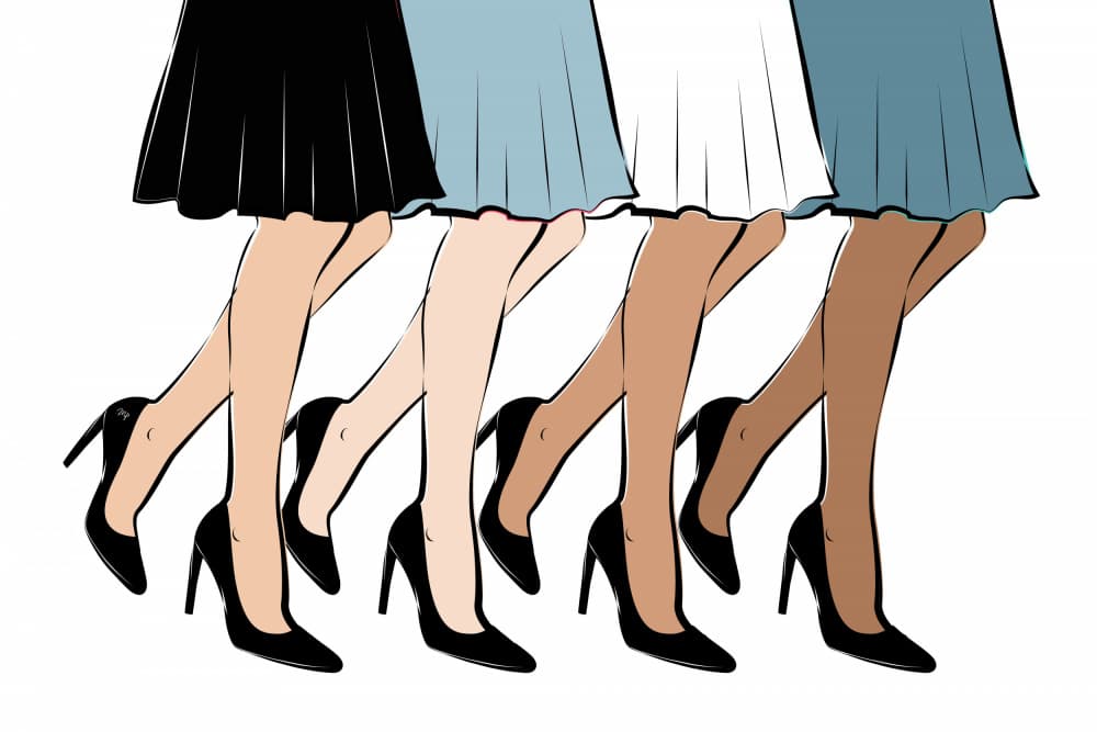 Diverse Fashion Walk by Martina — canvas wall art