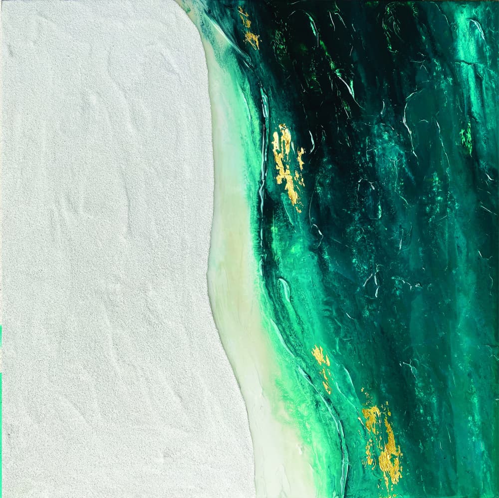 Verdant Sands by Alyson Storms — canvas wall art