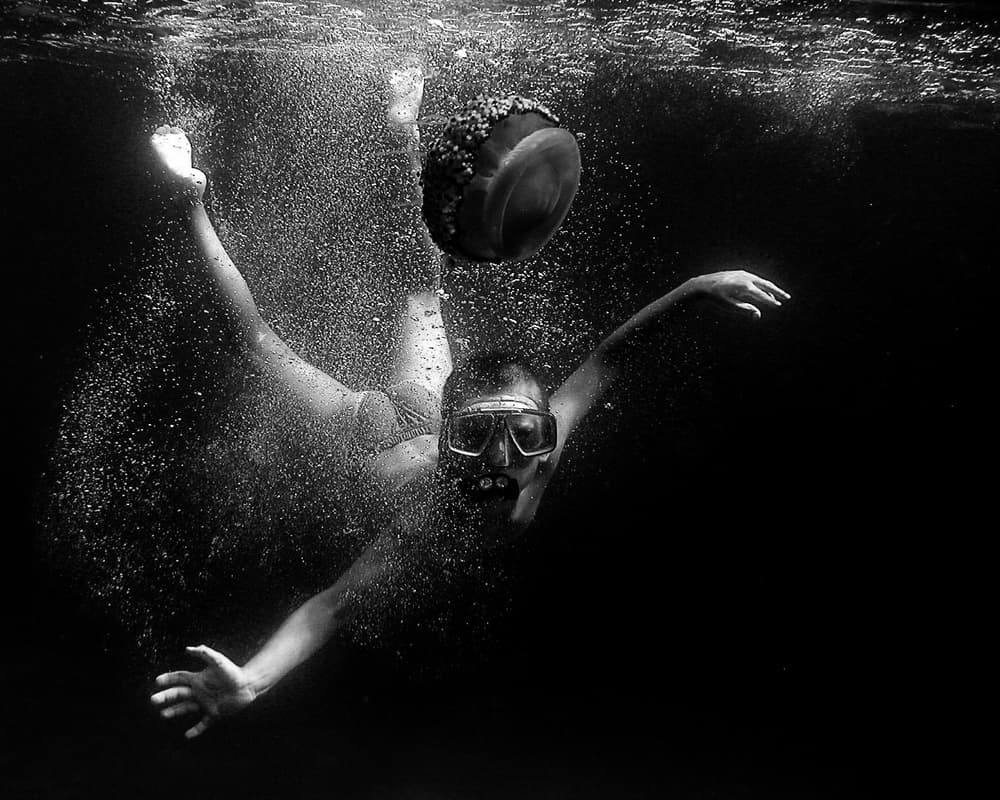 Mysterious Deep Water Dance by Marcel Rebro — canvas wall art