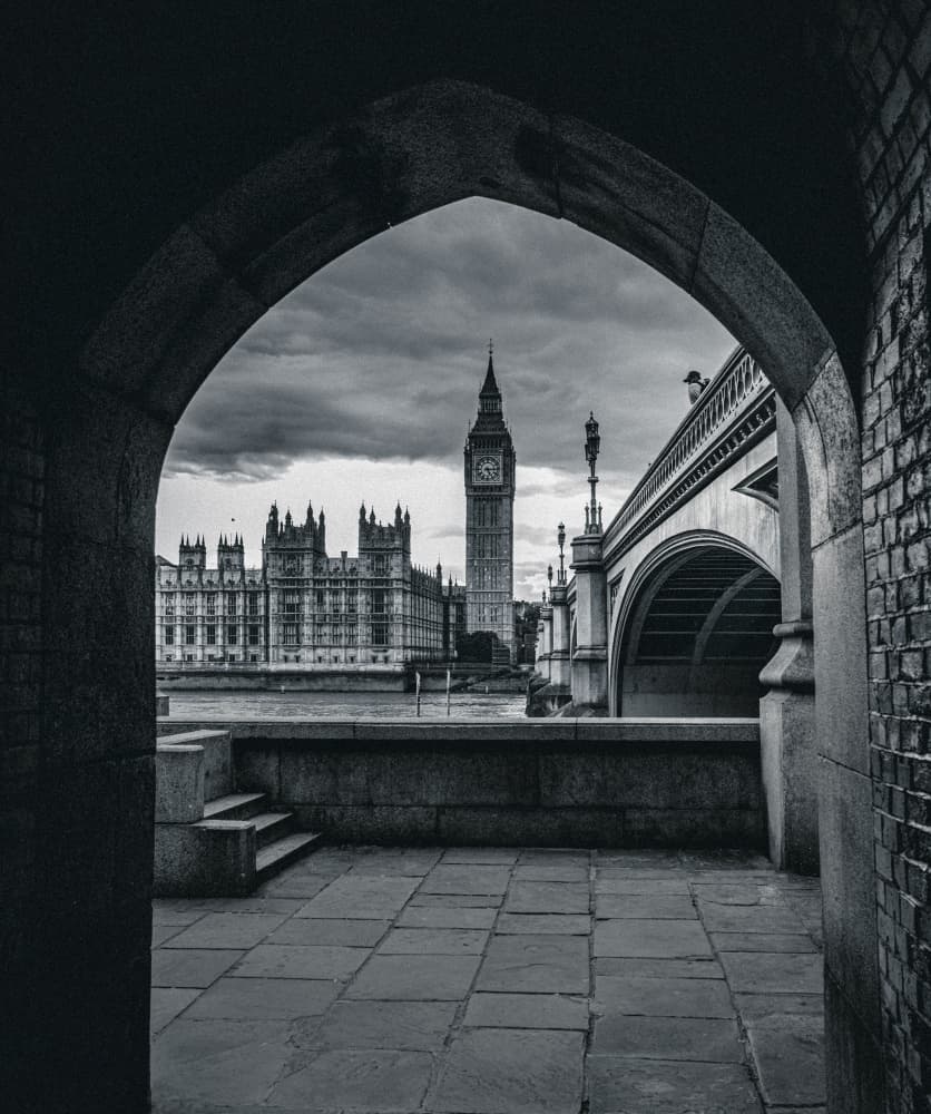 Big Ben Arch View by Yanny Liu — canvas wall art