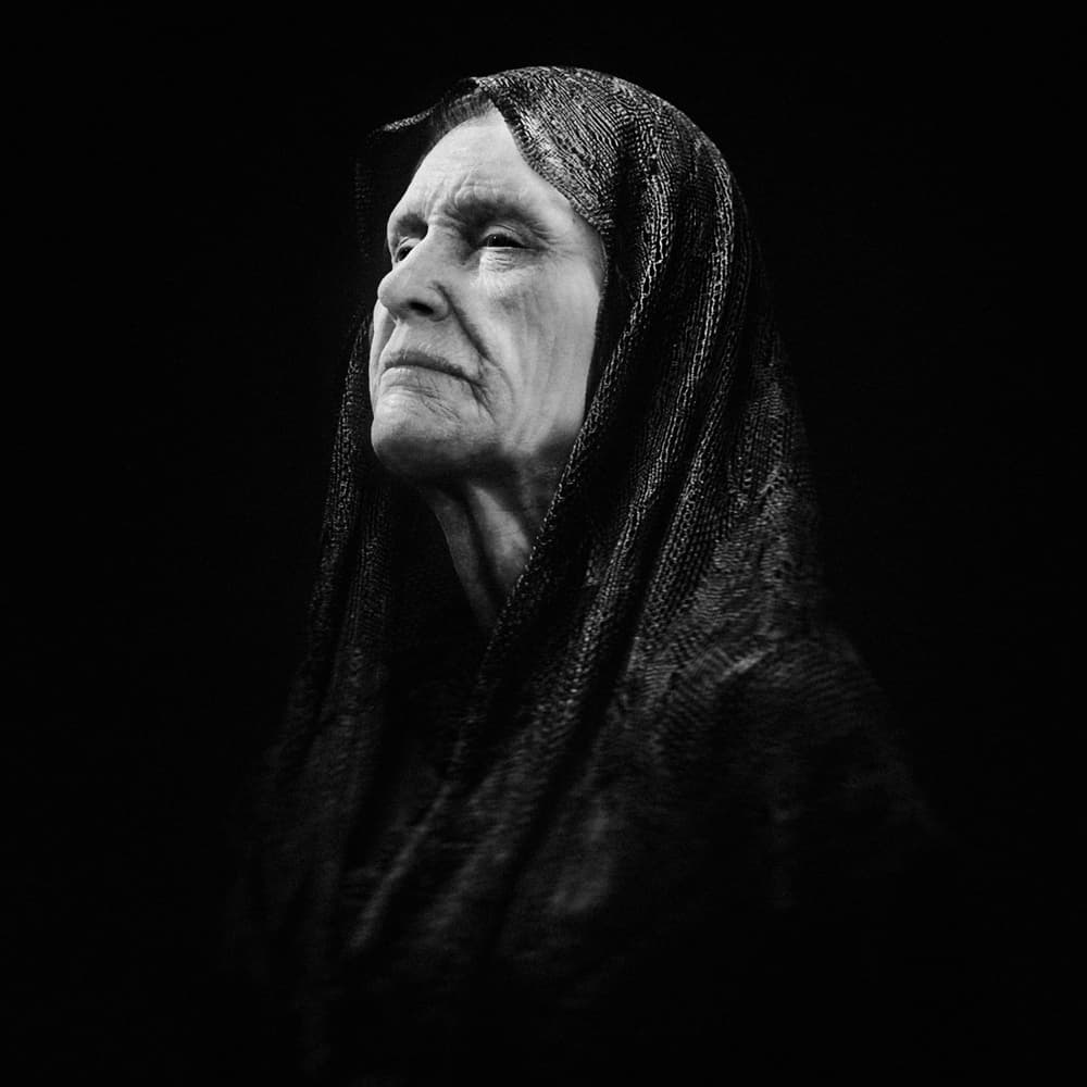 Wise Woman's Profile by Holger Droste — canvas wall art