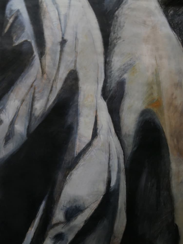 Flowing Abstract Forms by Doris Schmitz — canvas wall art